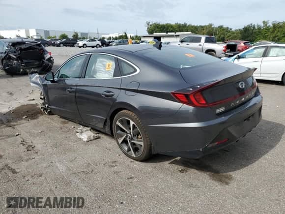 2021 Hyundai Sonata SEL Plus с VIN 5NPEJ4J25MH118676, выставлен на аукционе Copart как лот 80958425 с пробегом 59 173 миль миль и На запчасти • Non repairable. История ставок и продаж доступна на DreamBid. Изображение 2.