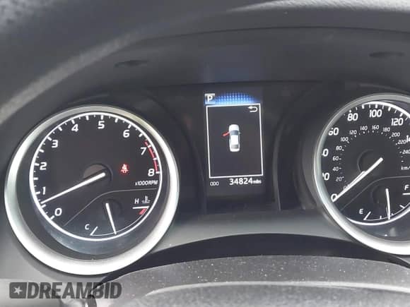 2021 Toyota Camry LE with VIN 4T1C11AK8MU548158, listed as a IAAI auction lot 43333222 with 34,824 mi miles and . Bid and sale history available at DreamBid. Image 7.