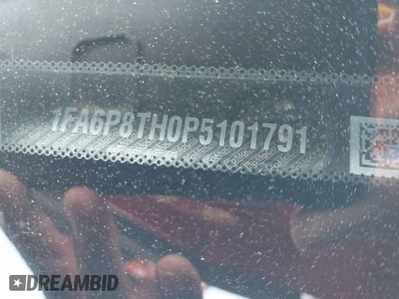 2023 Ford Mustang EcoBoost with VIN 1FA6P8TH0P5101791, listed as a IAAI auction lot 42888045 with 17,479 mi miles and . Bid and sale history available at DreamBid. Image 9.