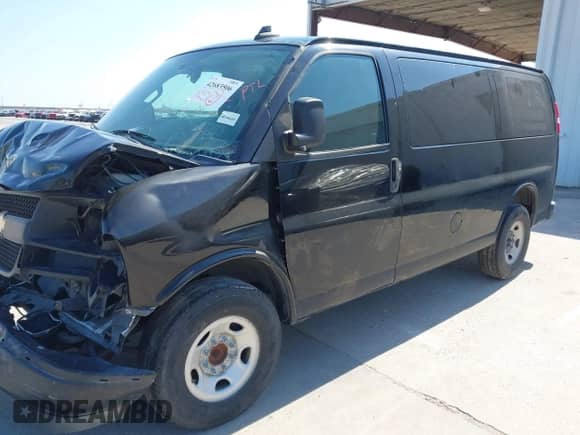 2017 Chevrolet Express Cargo with VIN 1GCWGAFFXH1164224, listed as a IAAI auction lot 42683506 with 187,568 mi miles and . Bid and sale history available at DreamBid. Image 2.
