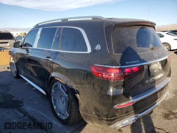 2024 Mercedes-Benz GLS with VIN 4JGFF8HB5RB121147, listed as a Copart auction lot 81561674 with 1,990 mi miles and Salvage title. Bid and sale history available at DreamBid. Image 2.