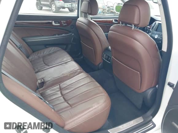 2013 Hyundai Equus Signature с VIN KMHGH4JH2DU059788, выставлен на аукционе IAAI как лот 42136278 с пробегом 68 672 миль миль и . История ставок и продаж доступна на DreamBid. Изображение 8.