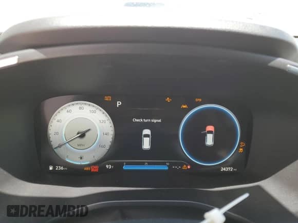 2021 Hyundai Santa Fe Limited with VIN 5NMS4DAL7MH308642, listed as a Copart auction lot 65938585 with 24,372 mi miles and Salvage title. Bid and sale history available at DreamBid. Image 9.