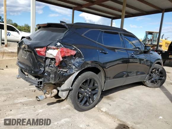 2019 Chevrolet Blazer with VIN 3GNKBDRS6KS701742, listed as a Copart auction lot 62751845 with 141,681 mi miles and Salvage title. Bid and sale history available at DreamBid. Image 3.