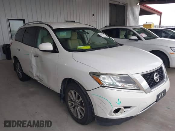 2014 Nissan Pathfinder SV z VIN 5N1AR2MN4EC716333, wystawiony jako IAAI lot #41914147 z przebiegiem 159 987 mil mil oraz . Historia ofert i sprzedaży dostępna na DreamBid. Obrazek 6.