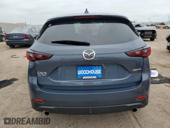 2023 Mazda CX-5 S Carbon Edition with VIN JM3KFBCM2P0120370, listed as a Copart auction lot 70955025 with 20,539 mi miles and Salvage title. Bid and sale history available at DreamBid. Image 6.