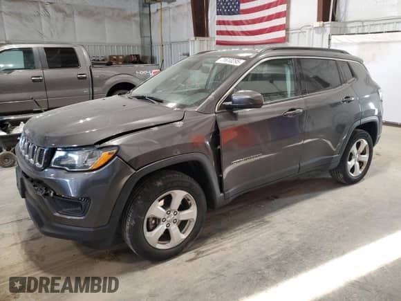 2018 Jeep Compass Latitude с VIN 3C4NJDBB6JT179674, выставлен на аукционе Copart как лот 71610295 с пробегом 63 683 миль миль и Чистый • Clean title. История ставок и продаж доступна на DreamBid. Изображение 1.