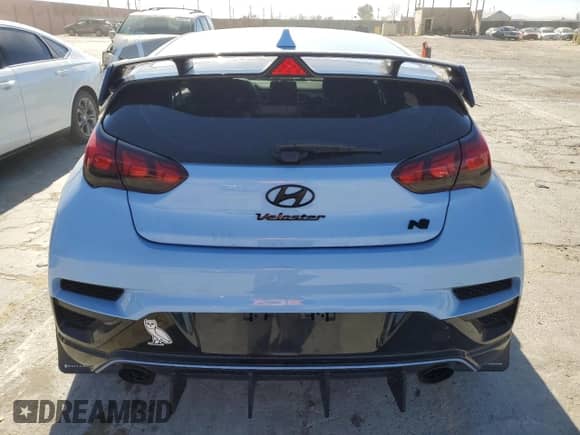 2020 Hyundai Veloster with VIN KMHT36AH8LU008240, listed as a Copart auction lot 41715305 with 37,199 mi miles and Salvage title. Bid and sale history available at DreamBid. Image 6.