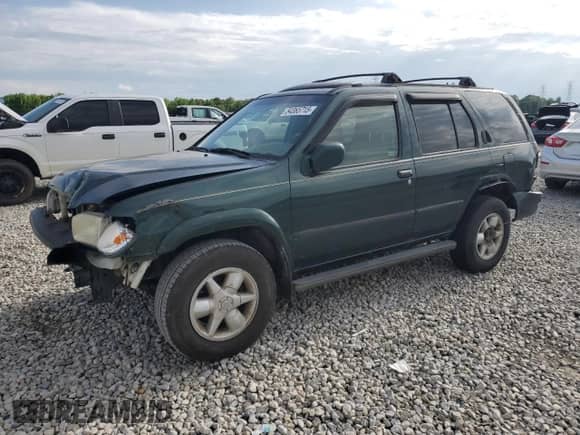 2001 Nissan Pathfinder LE with VIN JN8DR09X51W576791, listed as a Copart auction lot 54365715 with 151,781 mi miles and Salvage title. Bid and sale history available at DreamBid. Image 1.