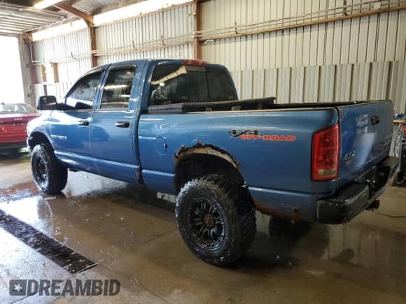 2004 Dodge 2500 SLT with VIN 3D7KU28C24G249897, listed as a Copart auction lot 64485135 with 178,800 mi miles and Salvage title. Bid and sale history available at DreamBid. Image 2.
