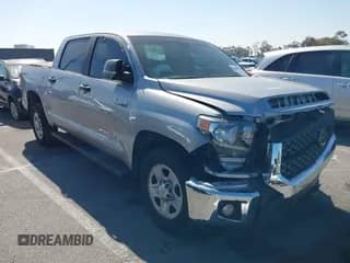 2021 Toyota Tundra SR5 with VIN 5TFEY5F12MX292999, listed as a IAAI auction lot 42008779 with 46,684 mi miles and . Bid and sale history available at DreamBid. Image 1.