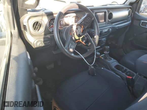 2022 Jeep Wrangler Sport с VIN 1C4HJXAG5NW235311, выставлен на аукционе Copart как лот 45044255 с пробегом 27 280 миль миль и Списание • Salvage title. История ставок и продаж доступна на DreamBid. Изображение 8.