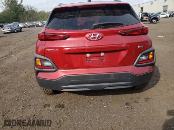 2018 Hyundai Kona SEL with VIN KM8K2CAA6JU147246, listed as a Copart auction lot 80324185 with 49,367 mi miles and Salvage title. Bid and sale history available at DreamBid. Image 6.