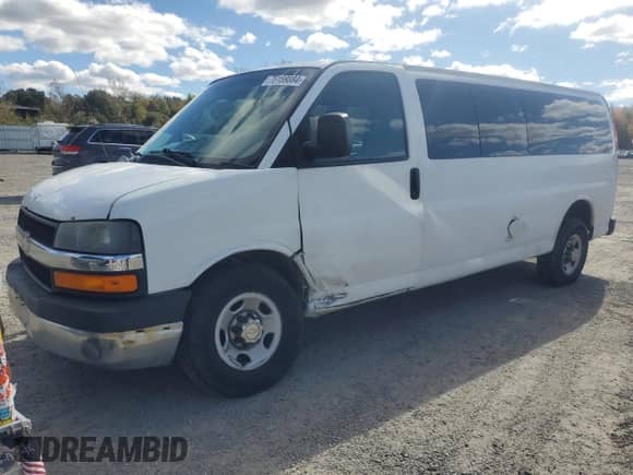 2014 Chevrolet Express Passenger LT с VIN 1GAZG1FA9E1179612, выставлен на аукционе Copart как лот 76159884 с пробегом 319 501 миль миль и Чистый • Clean title. История ставок и продаж доступна на DreamBid. Изображение 1.