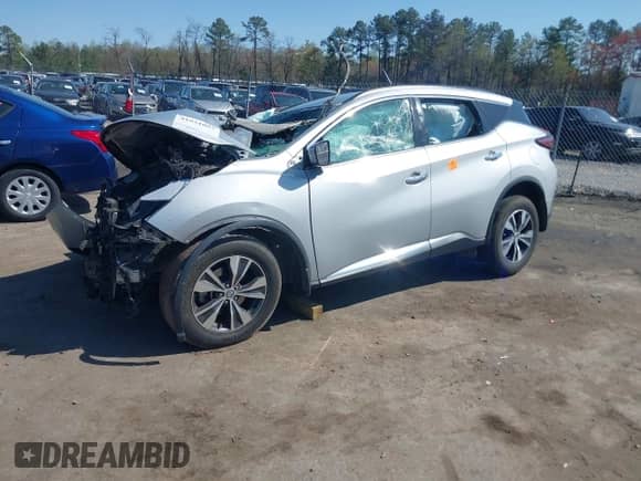 2019 Nissan Murano SL with VIN 5N1AZ2MS4KN139650, listed as a IAAI auction lot 41921057 with Not provided miles and . Bid and sale history available at DreamBid. Image 2.