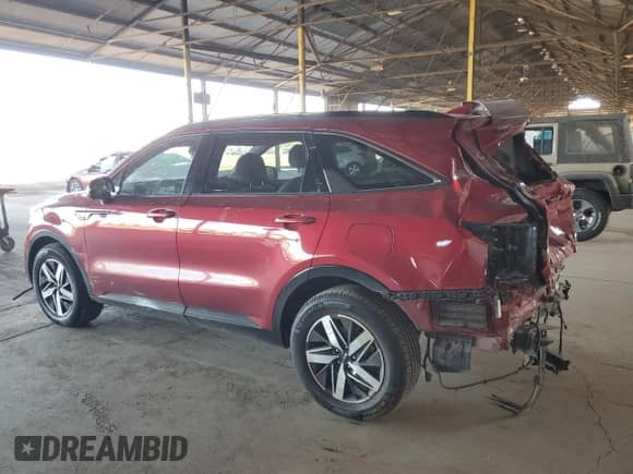 2023 Kia Sorento EX with VIN 5XYRH4LF5PG185254, listed as a Copart auction lot 61214645 with 90,621 mi miles and Salvage title. Bid and sale history available at DreamBid. Image 2.