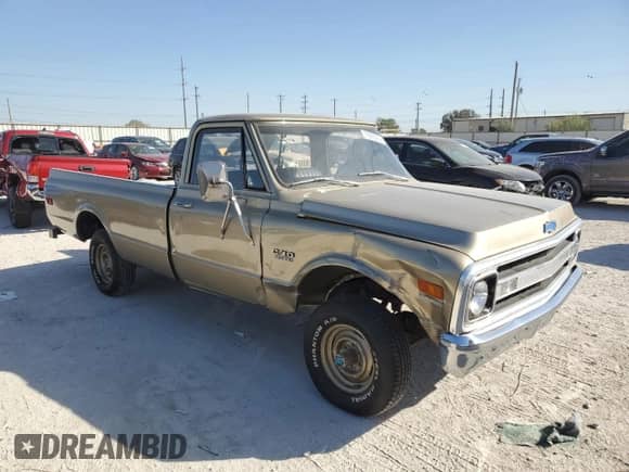 1970 Chevrolet Silverado 1500 z VIN KE140J141008, wystawiony jako Copart lot #76295294 z przebiegiem 39 480 mil mil oraz Szkoda całkowita • Salvage title. Historia ofert i sprzedaży dostępna na DreamBid. Obrazek 4.