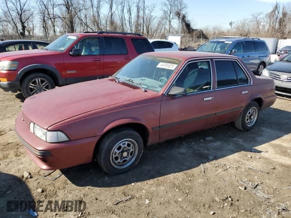 1989 Chevrolet Cavalier with VIN 1G1JC5116K7235330, listed as a Copart auction lot 46495925 with 603,911 mi miles and Clean title. Bid and sale history available at DreamBid. Image 1.