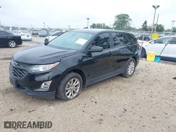 2020 Chevrolet Equinox LS с VIN 2GNAXHEV1L6180594, выставлен на аукционе IAAI как лот 42831327 с пробегом 66 847 миль миль и . История ставок и продаж доступна на DreamBid. Изображение 2.