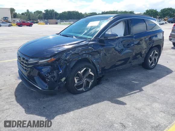 2022 Hyundai Tucson Limited с VIN KM8JECA19NU053421, выставлен на аукционе IAAI как лот 43331105 с пробегом 56 490 миль миль и . История ставок и продаж доступна на DreamBid. Изображение 2.