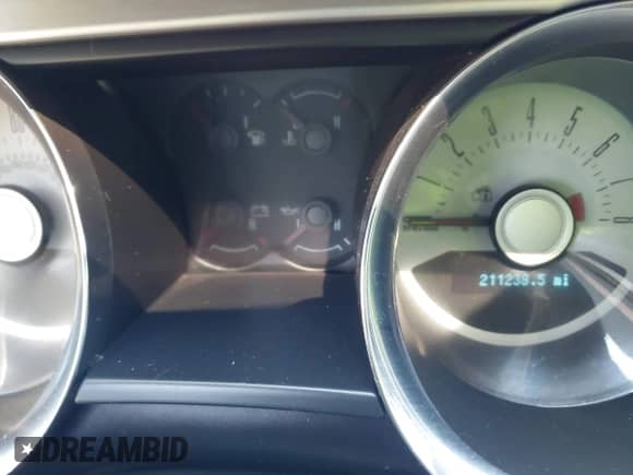 2012 Ford Mustang V6 with VIN 1ZVBP8AM7C5220275, listed as a IAAI auction lot 43152834 with 211,238 mi miles and . Bid and sale history available at DreamBid. Image 7.