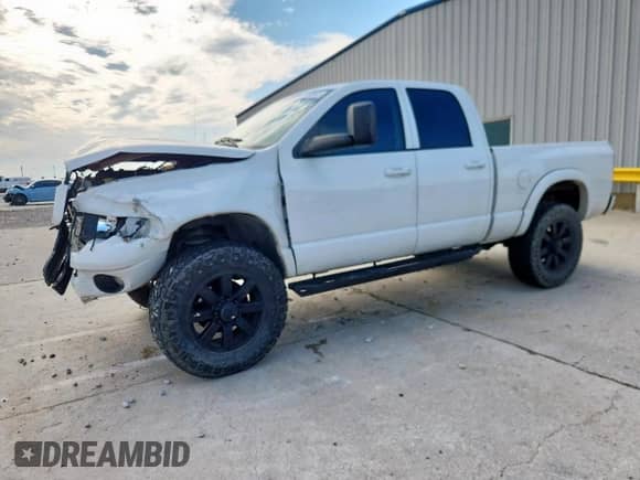 2004 Dodge 2500 SLT with VIN 3D7KU28C04G268741, listed as a Copart auction lot 69830845 with 115,195 mi miles and Salvage title. Bid and sale history available at DreamBid. Image 1.