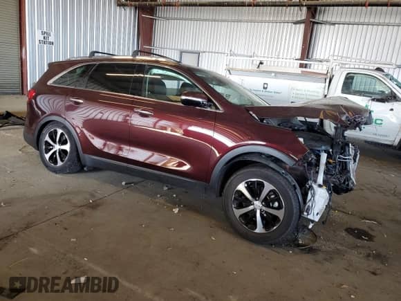 2017 Kia Sorento EX with VIN 5XYPH4A52HG282849, listed as a Copart auction lot 69698945 with 51,287 mi miles and Salvage title. Bid and sale history available at DreamBid. Image 4.