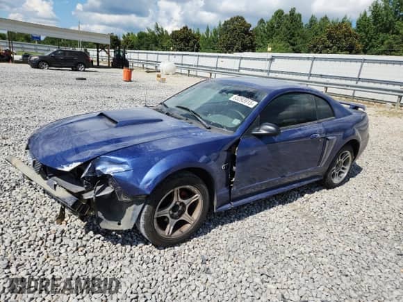 2003 Ford Mustang GT Deluxe с VIN 1FAFP42X03F303911, выставлен на аукционе Copart как лот 65293915 с пробегом 287 443 миль миль и Списание • Salvage title. История ставок и продаж доступна на DreamBid. Изображение 1.