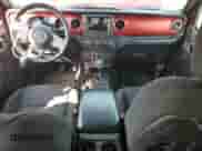 2021 Jeep Wrangler Unlimited Rubicon with VIN 1C4HJXFG9MW580235, listed as a Copart auction lot 59118385 with Not provided miles and Salvage title. Bid and sale history available at DreamBid. Image 8.