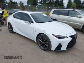 2023 Lexus IS 350 F Sport with VIN JTHGZ1E22P5029273, listed as a IAAI auction lot 42141081 with 24,798 mi miles and . Bid and sale history available at DreamBid. Image 1.