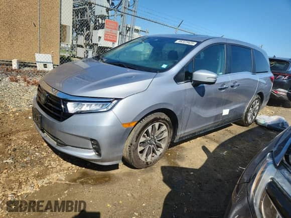 2024 Honda Odyssey EX-L с VIN 5FNRL6H64RB047380, выставлен на аукционе Copart как лот 66323425 с пробегом 18 419 миль миль и Списание • Salvage title. История ставок и продаж доступна на DreamBid. Изображение 1.