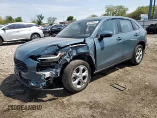 2025 Honda HR-V LX with VIN 3CZRZ1H38SM726538, listed as a Copart auction lot 56366555 with 12,045 mi miles and Salvage title. Bid and sale history available at DreamBid. Image 1.