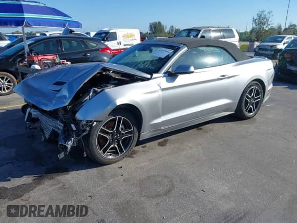 2023 Ford Mustang EcoBoost with VIN 1FATP8UH4P5105411, listed as a IAAI auction lot 41497844 with 44,817 mi miles and . Bid and sale history available at DreamBid. Image 18.