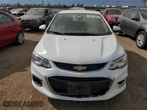 2017 Chevrolet Sonic LT with VIN 1G1JG6SH5H4138488, listed as a Copart auction lot 85275095 with 140,821 mi miles and Salvage title. Bid and sale history available at DreamBid. Image 5.