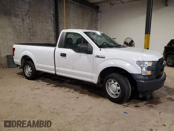 2017 Ford F-150 XL with VIN 1FTMF1C8XHKE03359, listed as a Copart auction lot 86470455 with 56,478 mi miles and Salvage title. Bid and sale history available at DreamBid. Image 4.