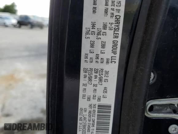 2010 Jeep Compass Sport z VIN 1J4NT1FB0AD659003, wystawiony jako Copart lot #63768104 z przebiegiem 187 670 mil mil oraz Szkoda całkowita • Salvage title. Historia ofert i sprzedaży dostępna na DreamBid. Obrazek 13.