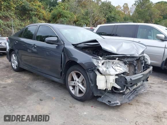 2012 Toyota Camry SE with VIN 4T1BF1FK9CU534211, listed as a IAAI auction lot 43427247 with 246,234 mi miles and . Bid and sale history available at DreamBid. Image 1.