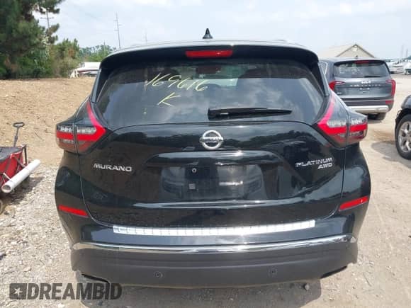 2020 Nissan Murano Platinum with VIN 5N1AZ2DS9LN169616, listed as a IAAI auction lot 42405504 with 72,326 mi miles and . Bid and sale history available at DreamBid. Image 16.