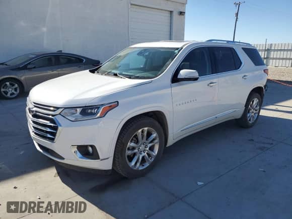 2020 Chevrolet Traverse High Country с VIN 1GNEVNKW5LJ140363, выставлен на аукционе Copart как лот 84249915 с пробегом 53 168 миль миль и Списание • Salvage title. История ставок и продаж доступна на DreamBid. Изображение 1.