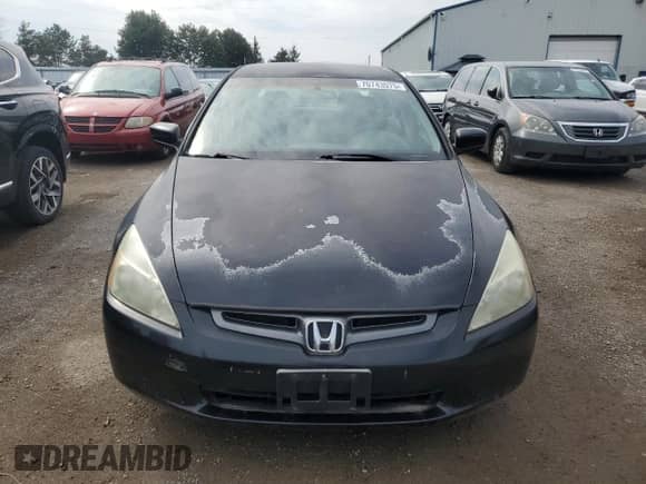2003 Honda Accord LX with VIN 1HGCM56483A801185, listed as a Copart auction lot 70743975 with 152,317 mi miles and Salvage title. Bid and sale history available at DreamBid. Image 5.