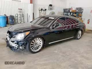 2016 Hyundai Equus Signature z VIN KMHGH4JH2GU104345, wystawiony jako Copart lot #70021525 z przebiegiem 50 587 mil mil oraz Szkoda całkowita • Salvage title. Historia ofert i sprzedaży dostępna na DreamBid. Obrazek 1.