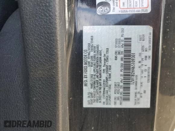 2006 Ford Mustang GT Deluxe с VIN 1ZVFT82H465109301, выставлен на аукционе Copart как лот 82591665 с пробегом 269 863 миль миль и Чистый • Clean title. История ставок и продаж доступна на DreamBid. Изображение 12.