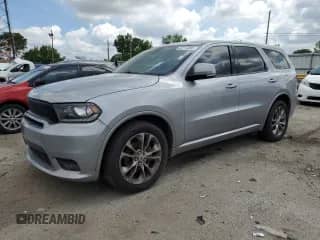 2020 Dodge Durango GT with VIN 1C4RDJDG4LC260347, listed as a Copart auction lot 62714365 with 81,847 mi miles and Salvage title. Bid and sale history available at DreamBid. Image 1.