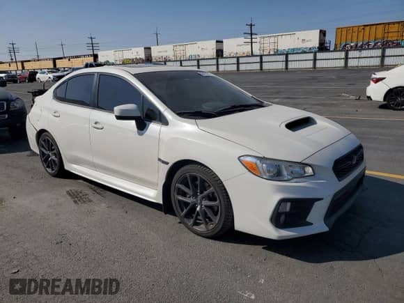 2018 Subaru WRX Premium with VIN JF1VA1C60J8823416, listed as a Copart auction lot 62421755 with 81,181 mi miles and Salvage title. Bid and sale history available at DreamBid. Image 4.