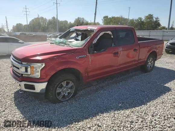 2020 Ford F-150 XLT with VIN 1FTFW1E58LFA36619, listed as a Copart auction lot 81310115 with 130,723 mi miles and Salvage title. Bid and sale history available at DreamBid. Image 1.