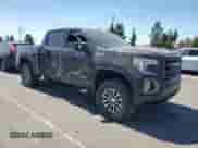 2021 GMC Sierra 1500 AT4 with VIN 1GTU9EET2MZ176752, listed as a Copart auction lot 71458475 with 68,455 mi miles and Salvage title. Bid and sale history available at DreamBid. Image 4.