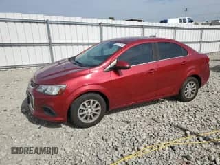 2017 Chevrolet Sonic LT with VIN 1G1JD5SH5H4122861, listed as a Copart auction lot 84177515 with 52,911 mi miles and Clean title. Bid and sale history available at DreamBid. Image 1.