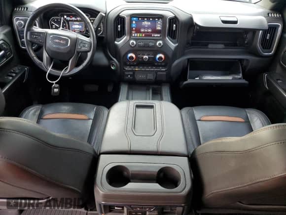 2020 GMC Sierra 1500 AT4 with VIN 3GTU9EET7LG382583, listed as a Copart auction lot 72927384 with 58,587 mi miles and Salvage title. Bid and sale history available at DreamBid. Image 8.