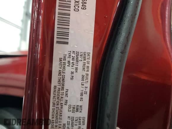 2022 Jeep Compass Latitude с VIN 3C4NJDBB2NT156849, выставлен на аукционе Copart как лот 69195475 с пробегом 33 100 миль миль и Списание • Salvage title. История ставок и продаж доступна на DreamBid. Изображение 13.