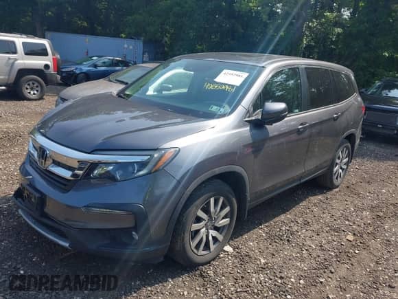 2020 Honda Pilot EX-L z VIN 5FNYF6H59LB029961, wystawiony jako IAAI lot #42552981 z przebiegiem 58 529 mil mil oraz . Historia ofert i sprzedaży dostępna na DreamBid. Obrazek 2.